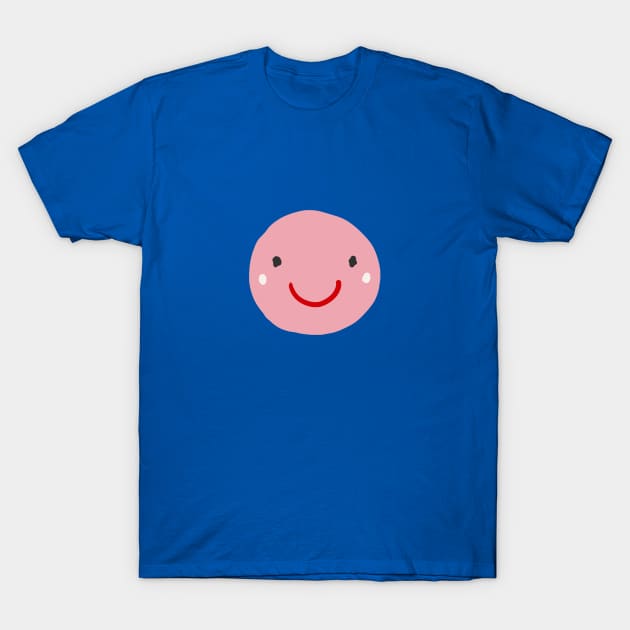 pink smiley T-Shirt by sallyatejack